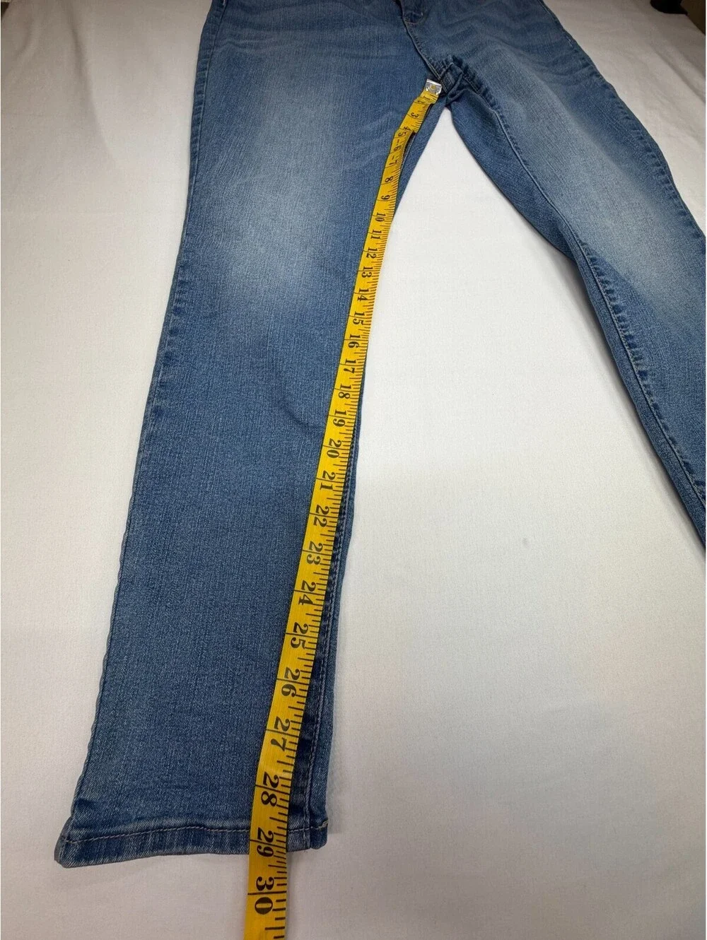 Levi Strauss Signature Men's Jeans Skinny High Rise Solid Denim W33 L30 Blue